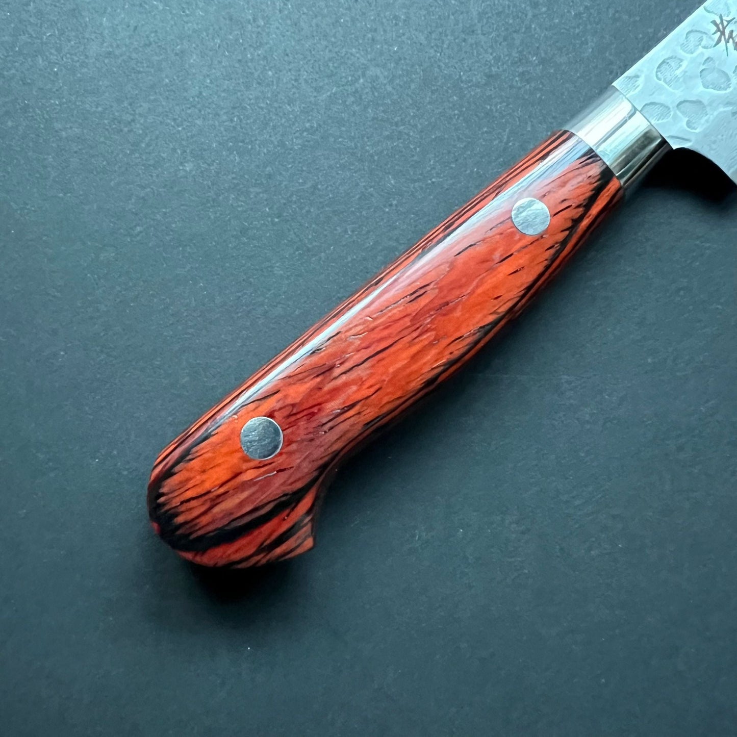 Petty knife, VG10 stainless steel, Damascus Tsuchime finish - Sakai Takayuki