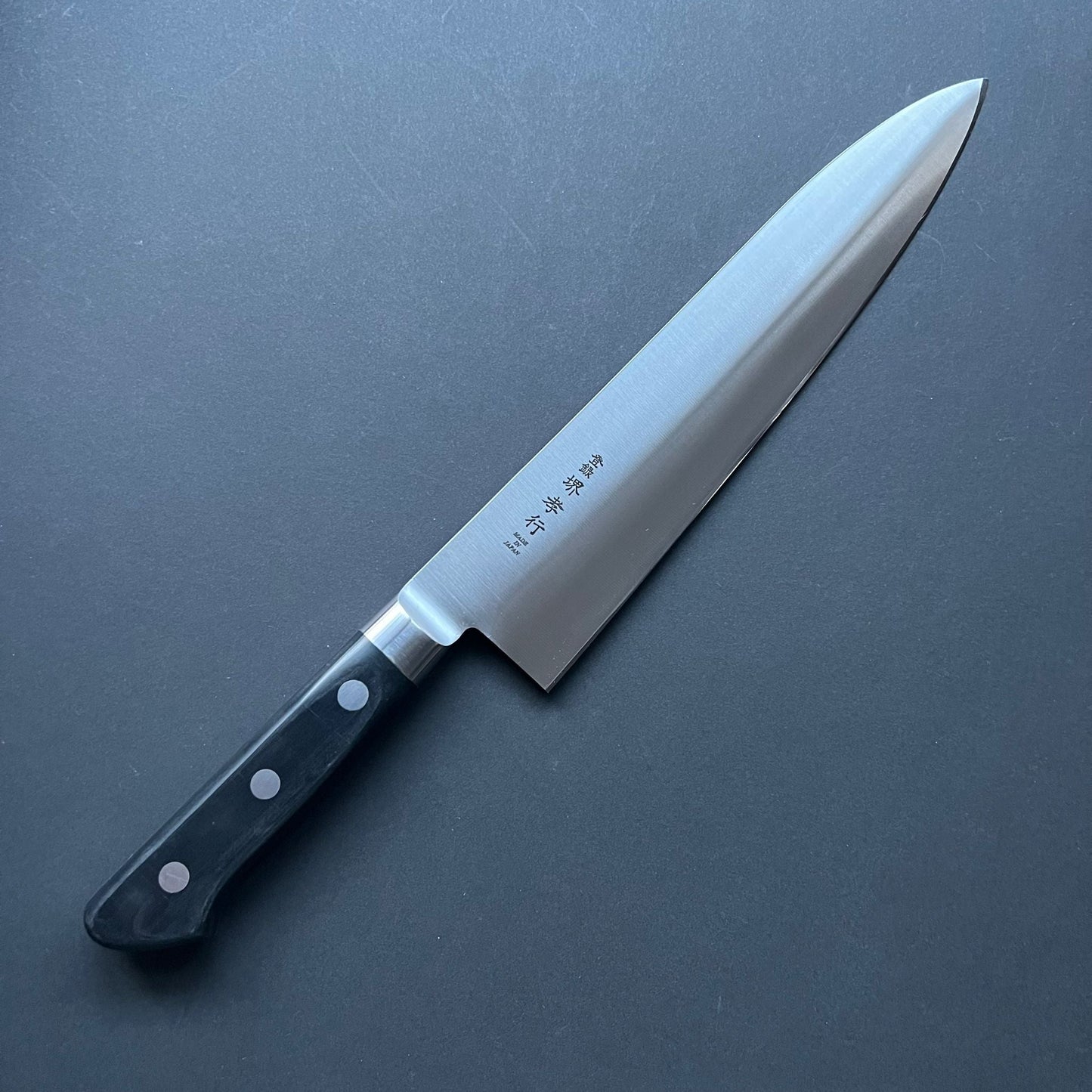 Double bevel Deba knife, SK carbon mono steel, polished finish - Sakai Takayuki