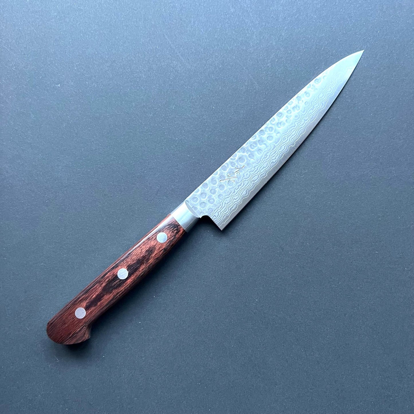 Pairing knife, VG10, damascus and tsuchime finish - Ohishi