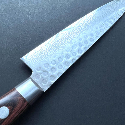 Pairing knife, VG10, damascus and tsuchime finish - Ohishi