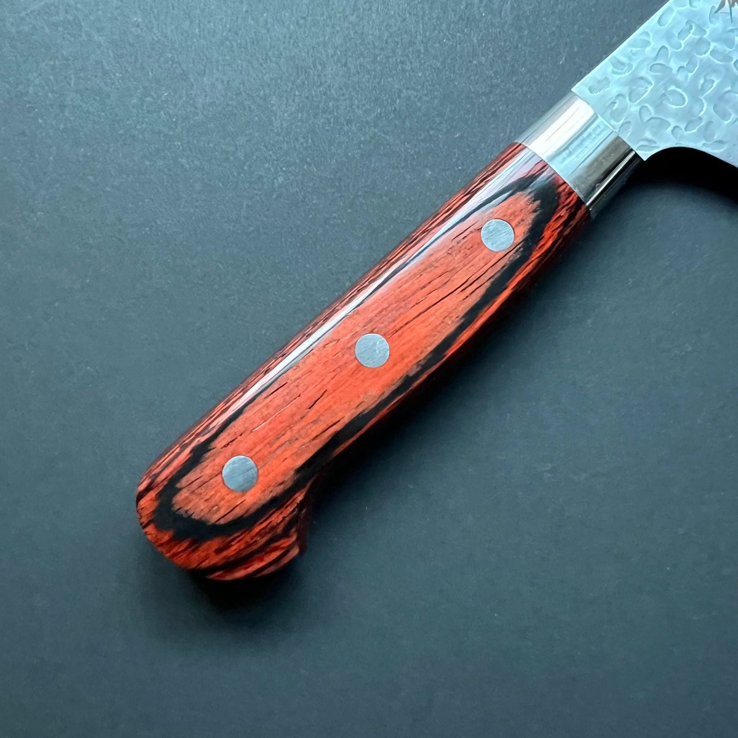 Kengata Gyuto knife, VG10 stainless steel, Damascus Tsuchime finish - Sakai Takayuki