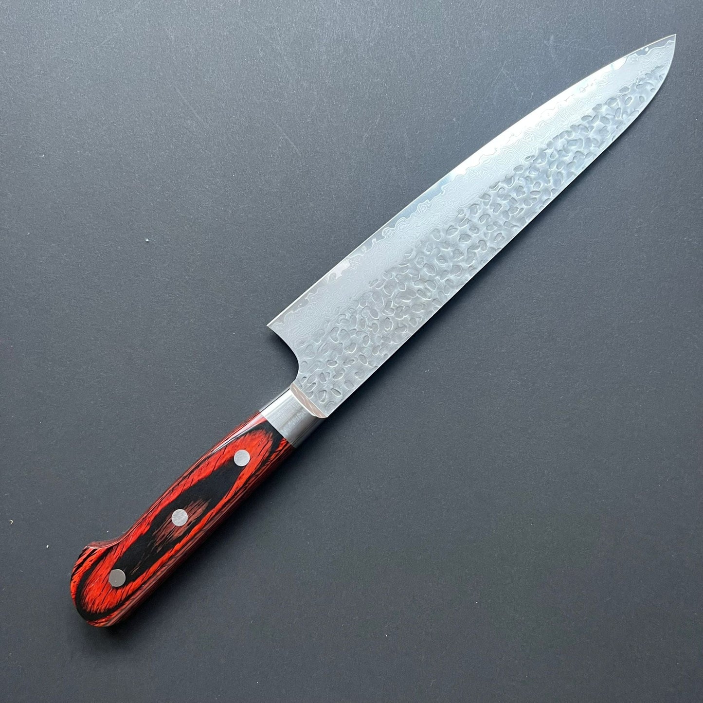 Gyuto knife, VG10 stainless steel, Damascus Tsuchime finish - Sakai Takayuki