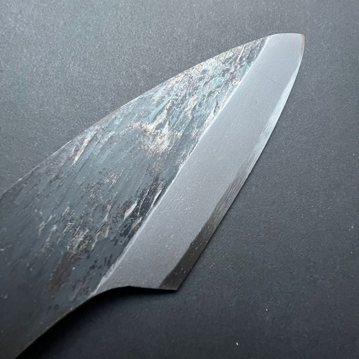 Filleting knife, Aogami 2 carbon steel with Iron cladding, single bevel, kurouchi finish - Sakai Takayuki