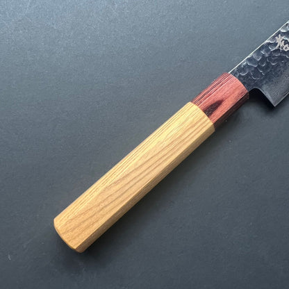 Sujihiki knife, VG10 stainless steel, Damascus Tsuchime finish, Wa handle - Sakai Takayuki