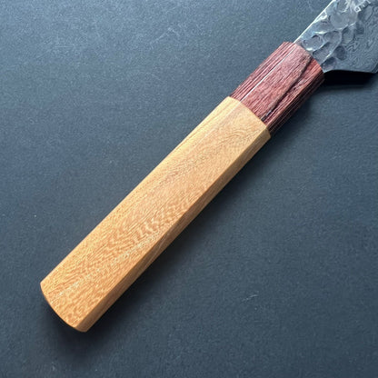 Petty / Steak knife, VG10 stainless steel, Damascus Tsuchime finish, Wa handle - Sakai Takayuki