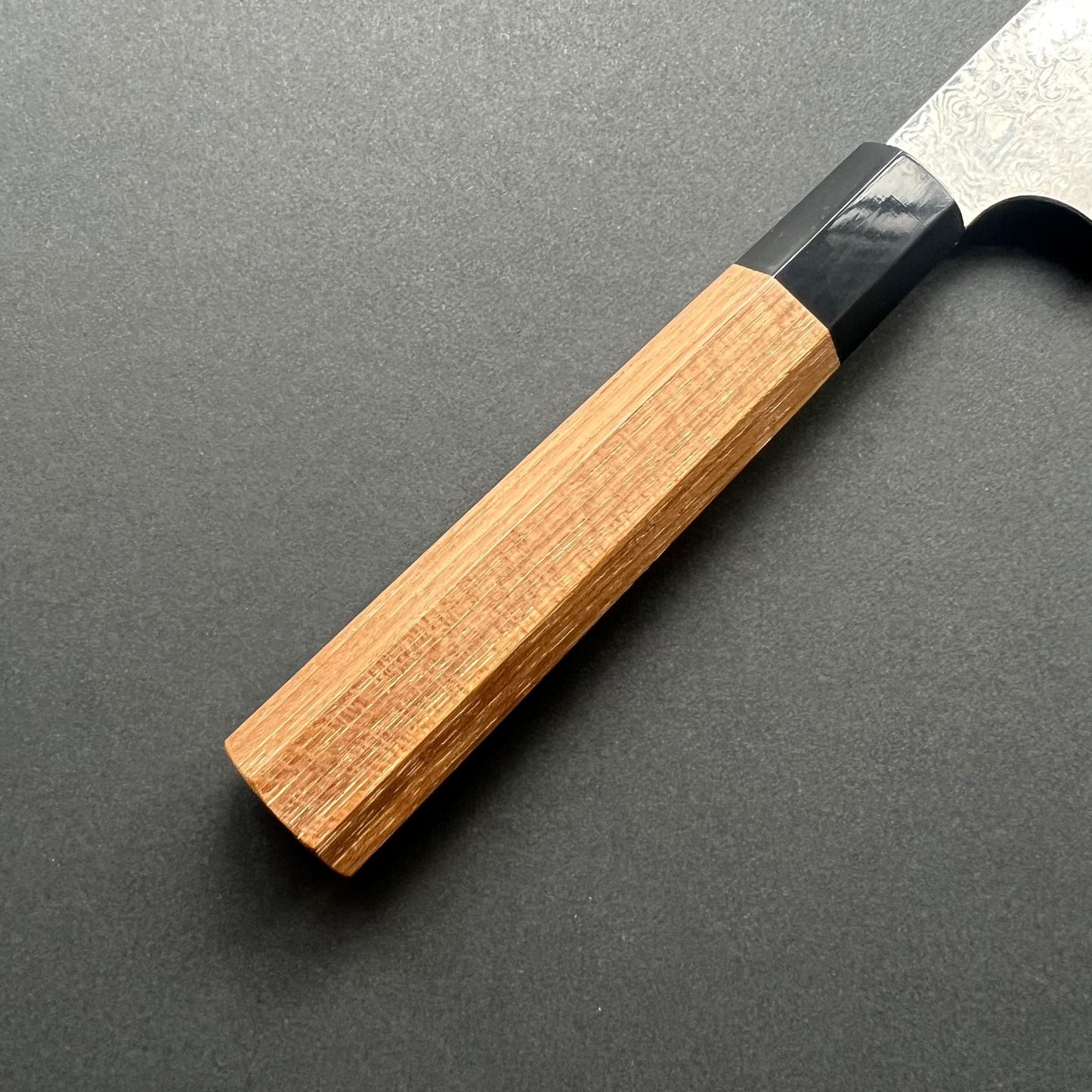 Petty knife, Ginsan with Stainless Steel cladding, Damascus finish, Ginyo range - Hatsukokoro