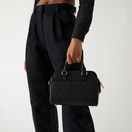 Kith Women Monogram Mini Document Bag - Black