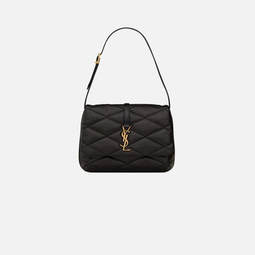 Saint Laurent YSL Matelasse Shoulder Bag - Black