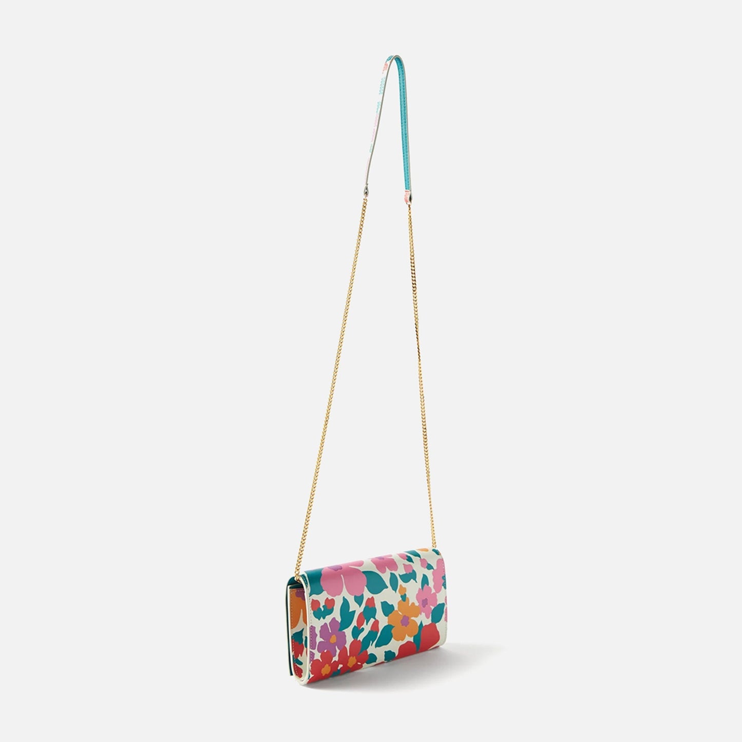 Saint Laurent Wallet on Chain Floral Print - Multicolored