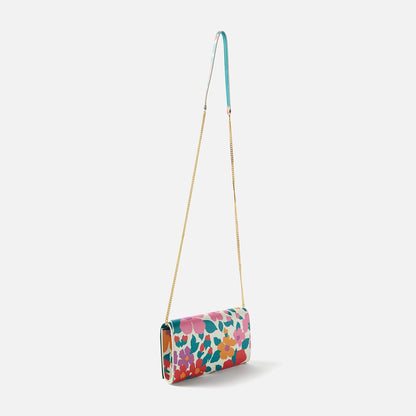 Saint Laurent Wallet on Chain Floral Print - Multicolored