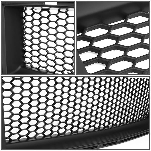 18-20 Ford Mustang Base/Ecoboost/GT Front Upper Bumper Grille w/LED DRL - Badgeless Honeycomb Mesh