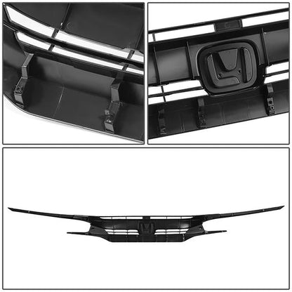 16-18 Honda Civic Coupe Sedan /-21 Si Hatchback Type R OE Style Front Grille - Gloss Mesh