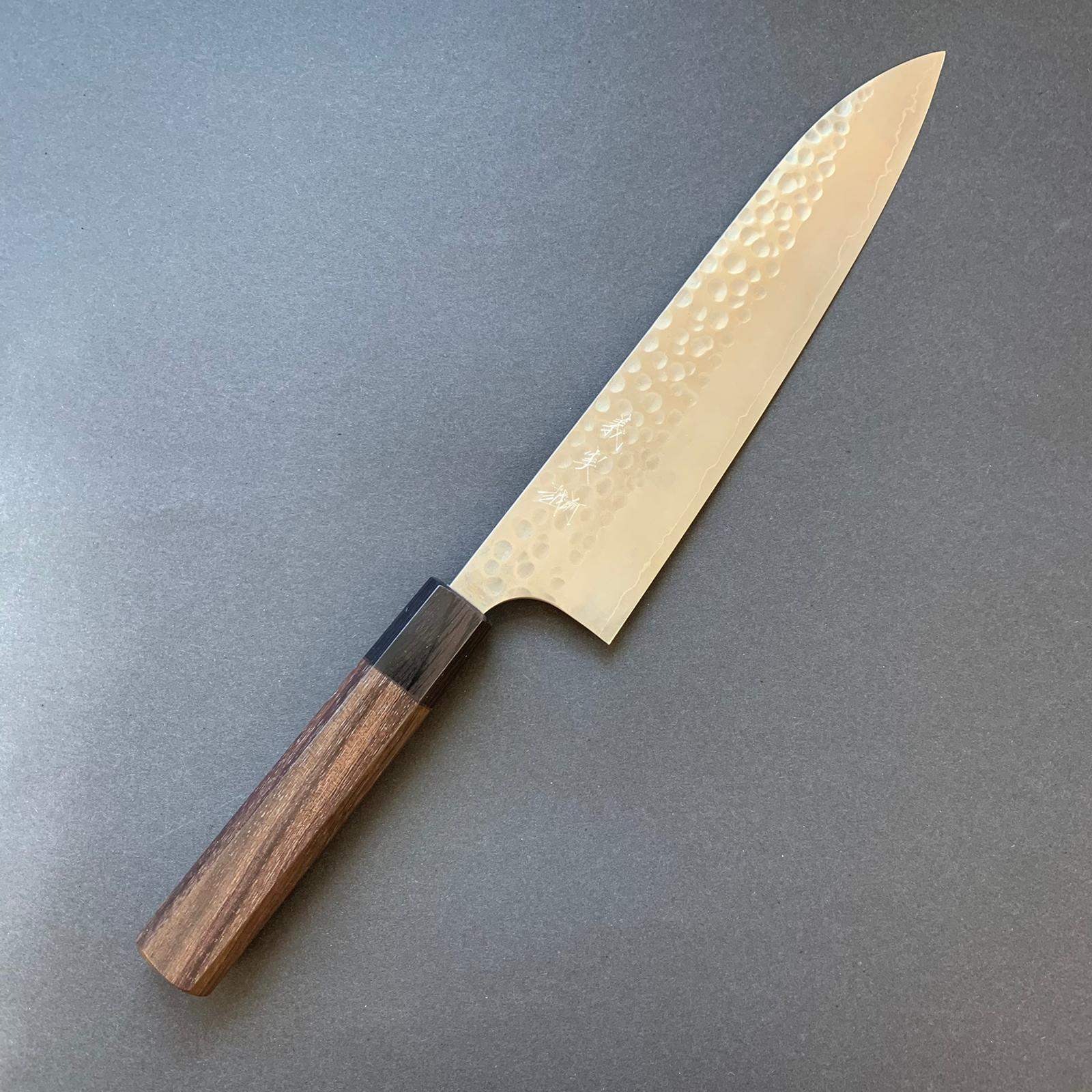 Gyuto Knife, SG2 Powder Steel, Tsuchime finish - Kato