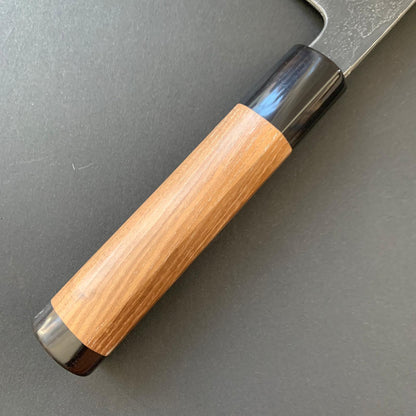 Santoku knife, Shirogami 2, Unryu Range Damascus finish - Tsukasa Hinoura