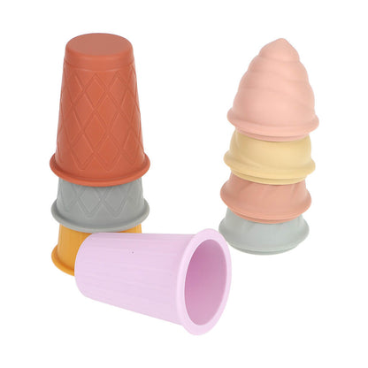 Silicone Ice Cream Beach Toy Set