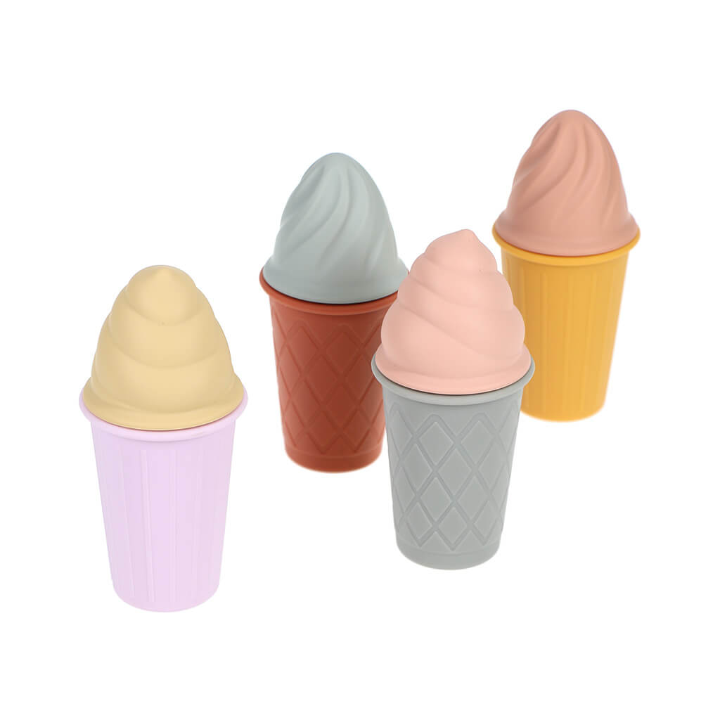 Silicone Ice Cream Beach Toy Set