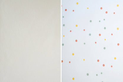 Ecolino® Pillowcase, 100% Organic Cotton, 2 Pack, Oat + Dots
