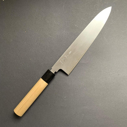 Gyuto knife, Shirogami 2 steel, honsanmai - Masamoto KS
