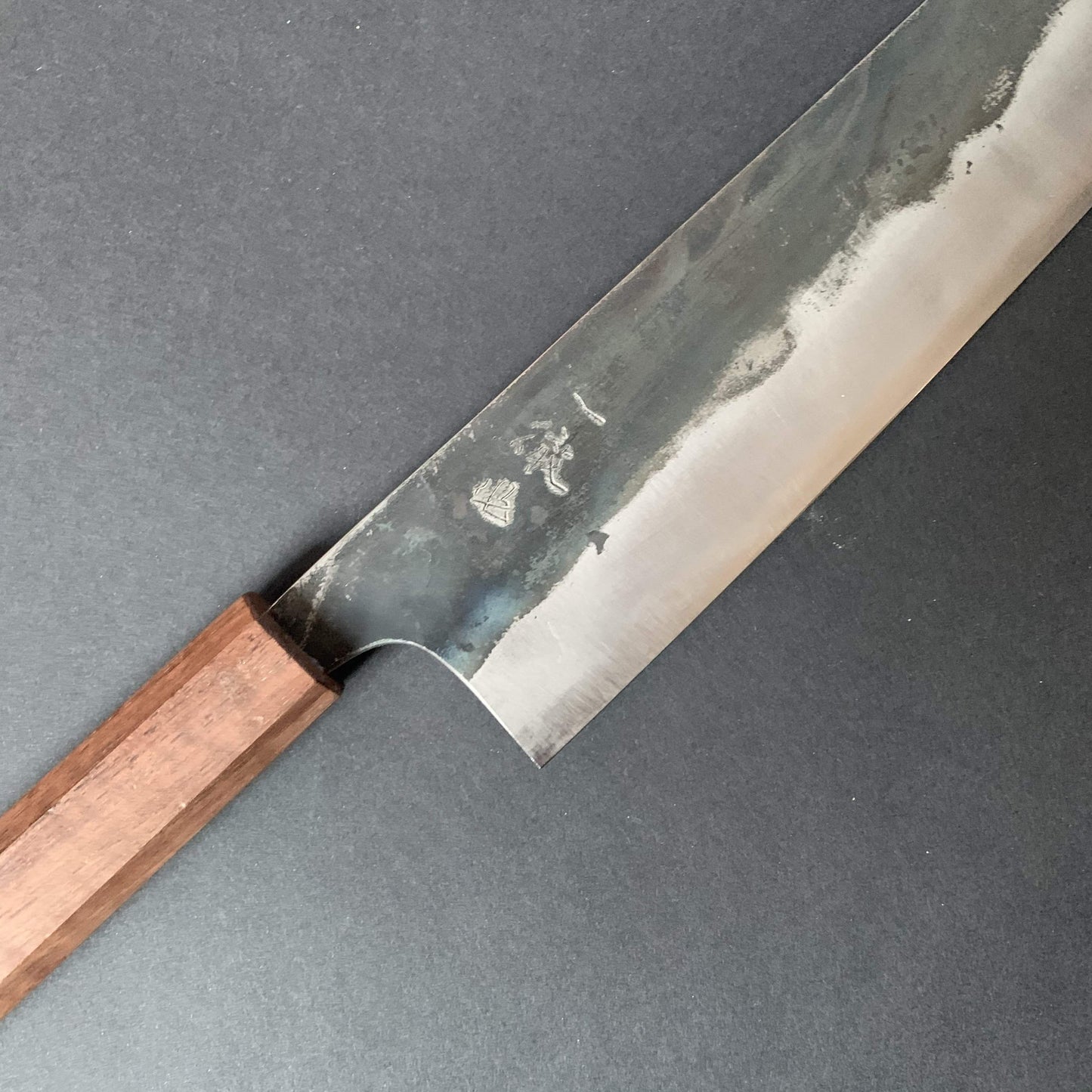 Gyuto knife, Shirogami 1, kurouchi finish - Ittetsu