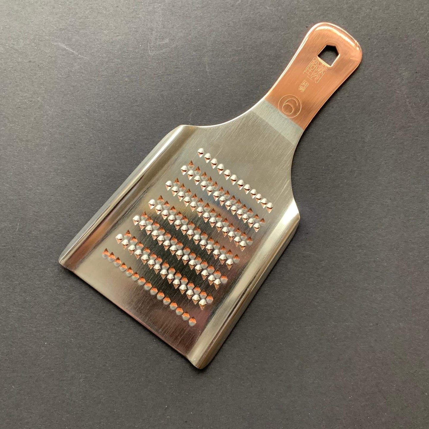 Handmade oroshigane metal grater - copper, Shinzo-do