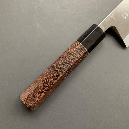 Deba knife, Shirogami 2, polished finish - Hatsukokoro Shirasagi
