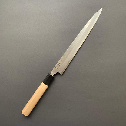 Yanagiba knife, Shirogami 2 steel, kasumi finish - Masamoto
