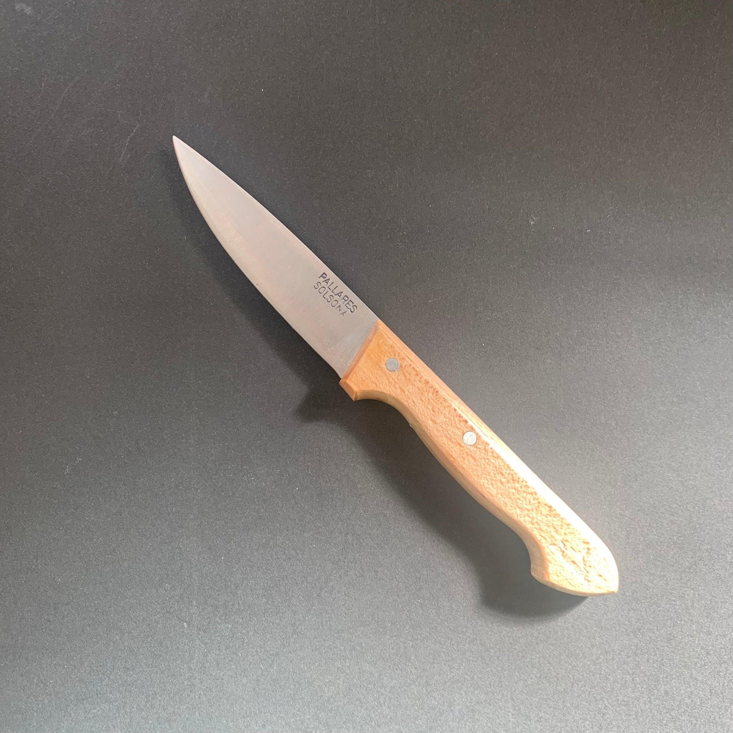 Kitchen knife, beech handle, carbon steel - Pallares