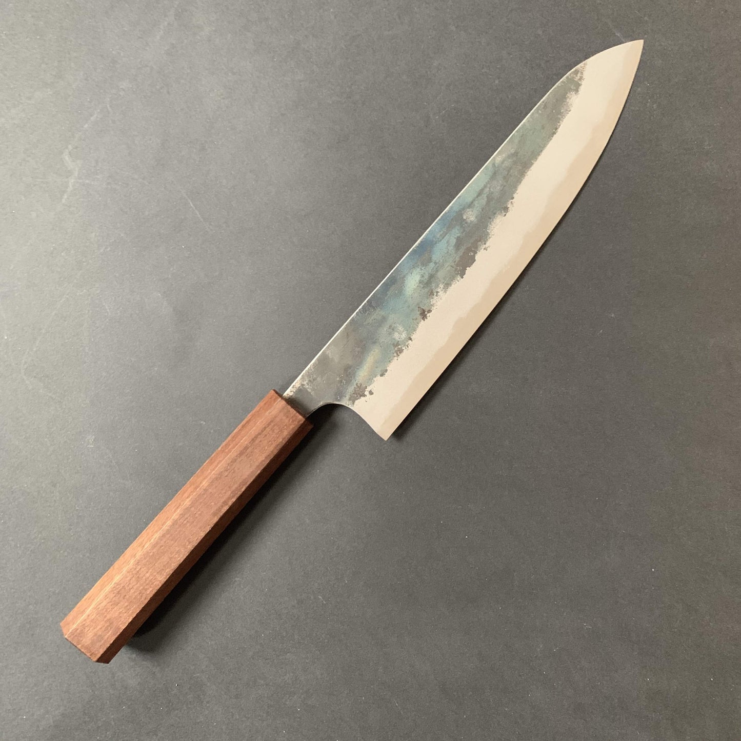 Gyuto knife, Shirogami 1, kurouchi finish - Ittetsu