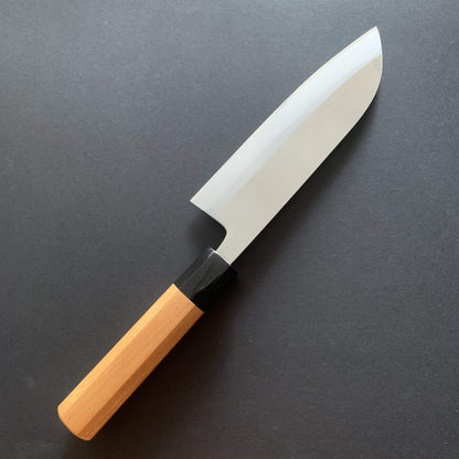 Santoku knife, ZDP189 powder steel, polished finish - Gihei
