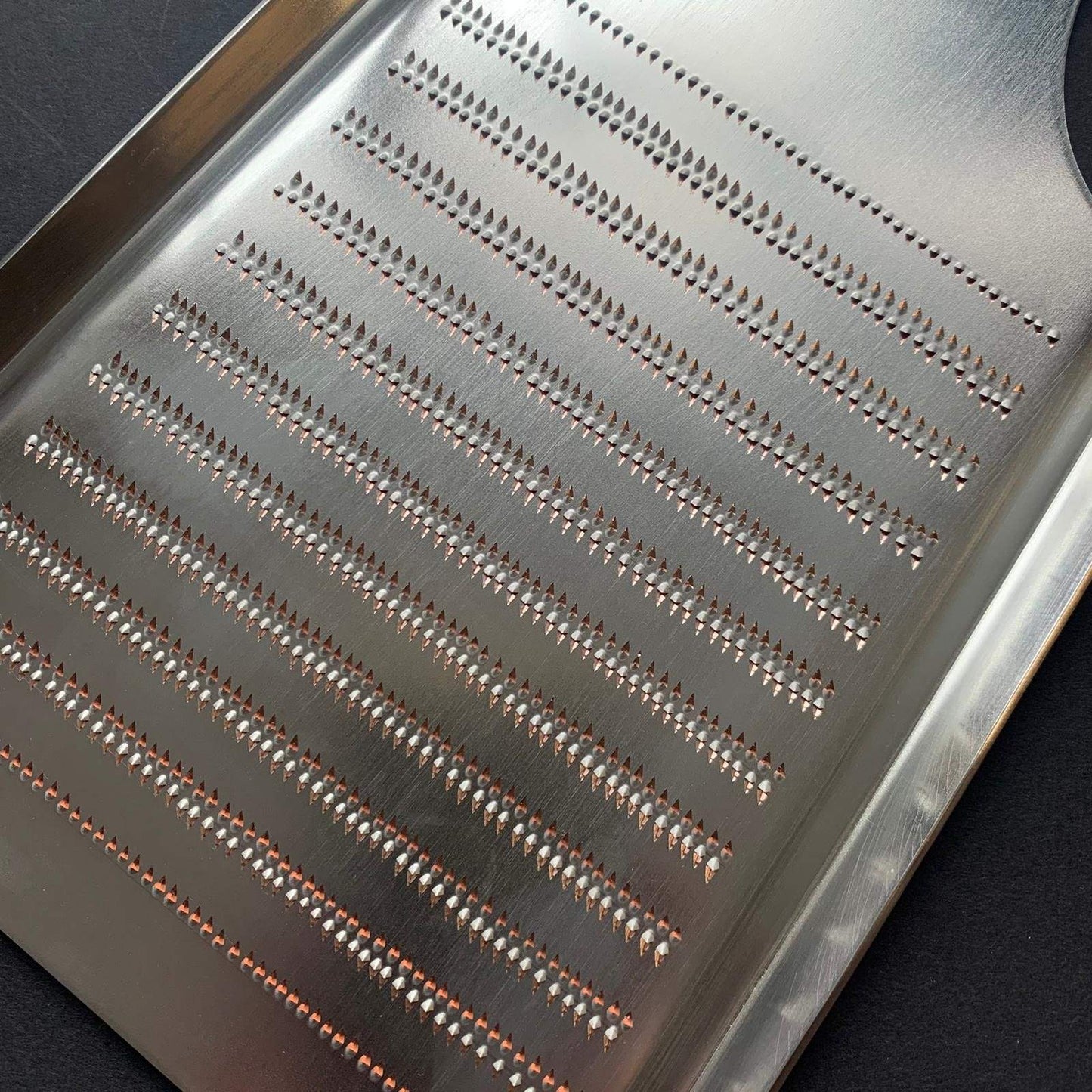 Handmade oroshigane metal grater - copper, Shinzo-do
