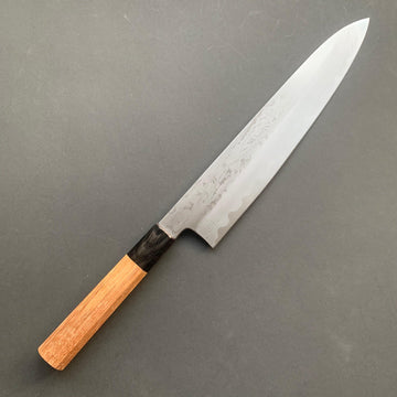 Gyuto knife, Aogami 1 carbon steel, Damascus finish - Nakagawa Hamono