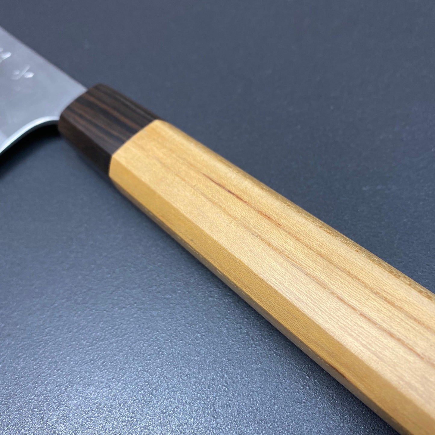 Nakiri knife, Ginsan stainless steel, nashiji finish - Kanehiro