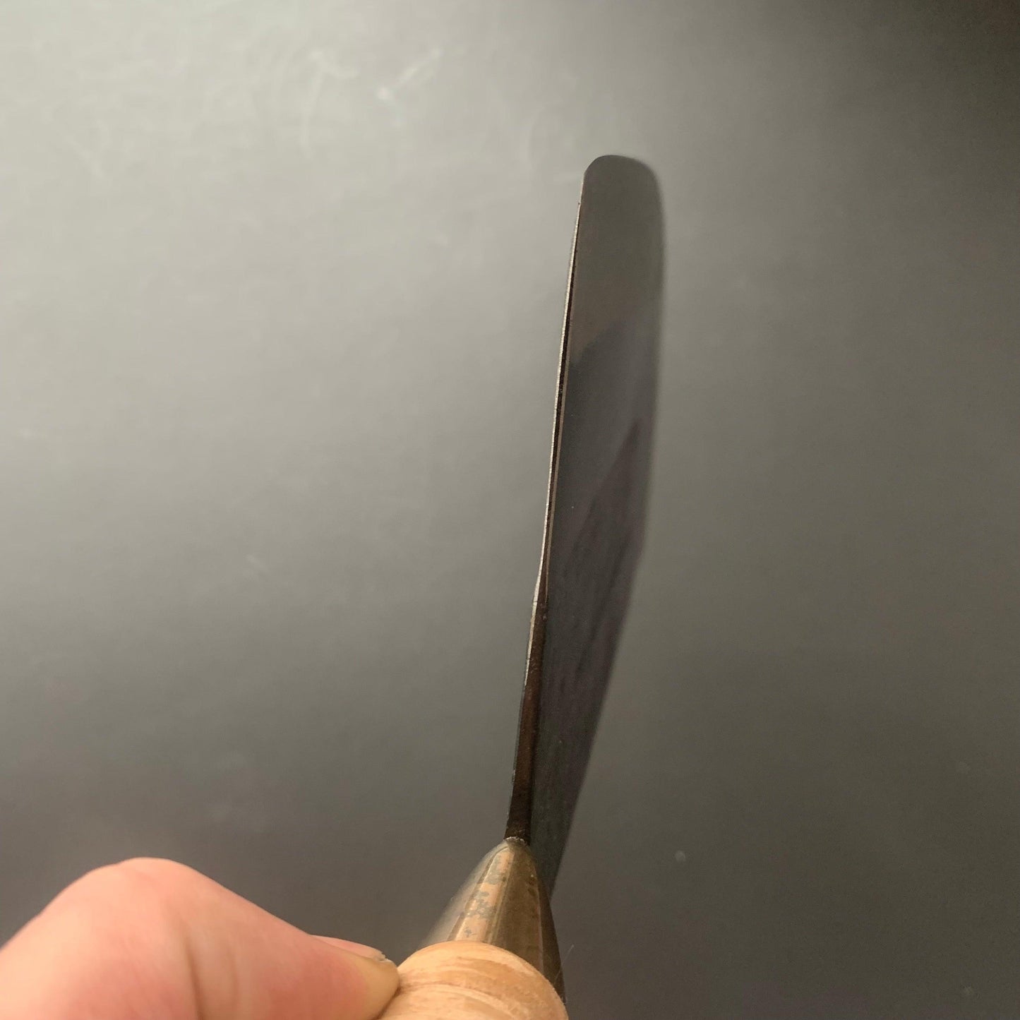 No.4 Butcher's Chopper , carbon steel, kurouchi finish - CCK Cleaver
