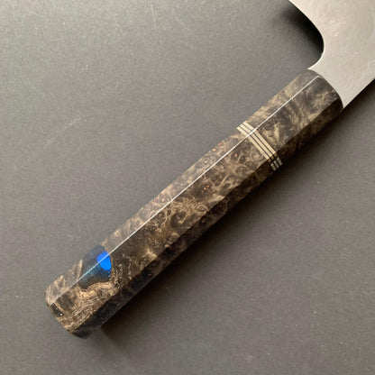Kiritsuke Gyuto knife, Aogami 2 with wrought iron cladding - Nigara