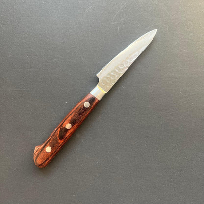 Pairing knife, VG10, damascus and tsuchime finish - Ohishi