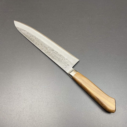 Gyuto knife, Aogami 2 core with stainless steel cladding, nashiji finish - Tadafusa