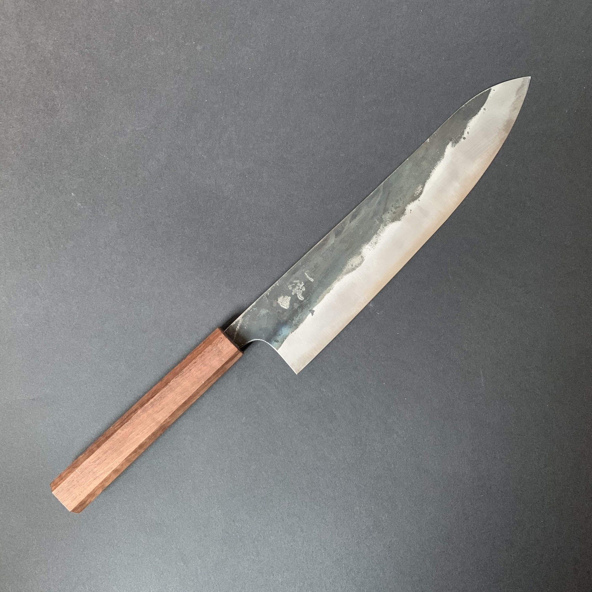 Gyuto knife, Shirogami 1, kurouchi finish - Ittetsu