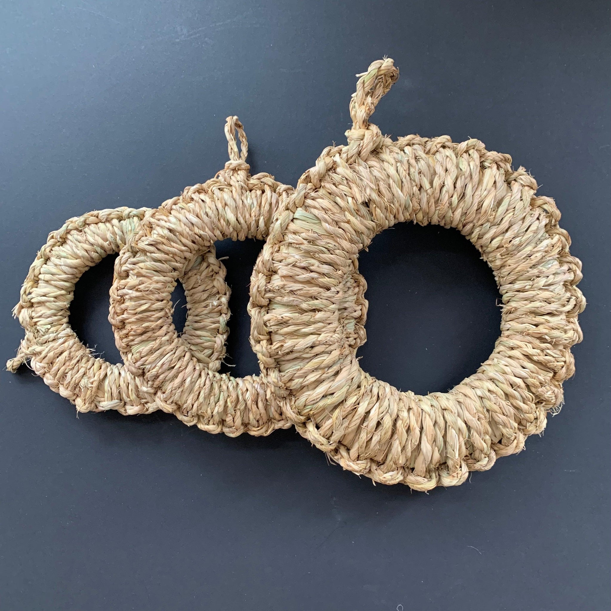 Traditional Japanese woven pot rest
