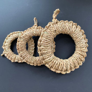 Traditional Japanese woven pot rest