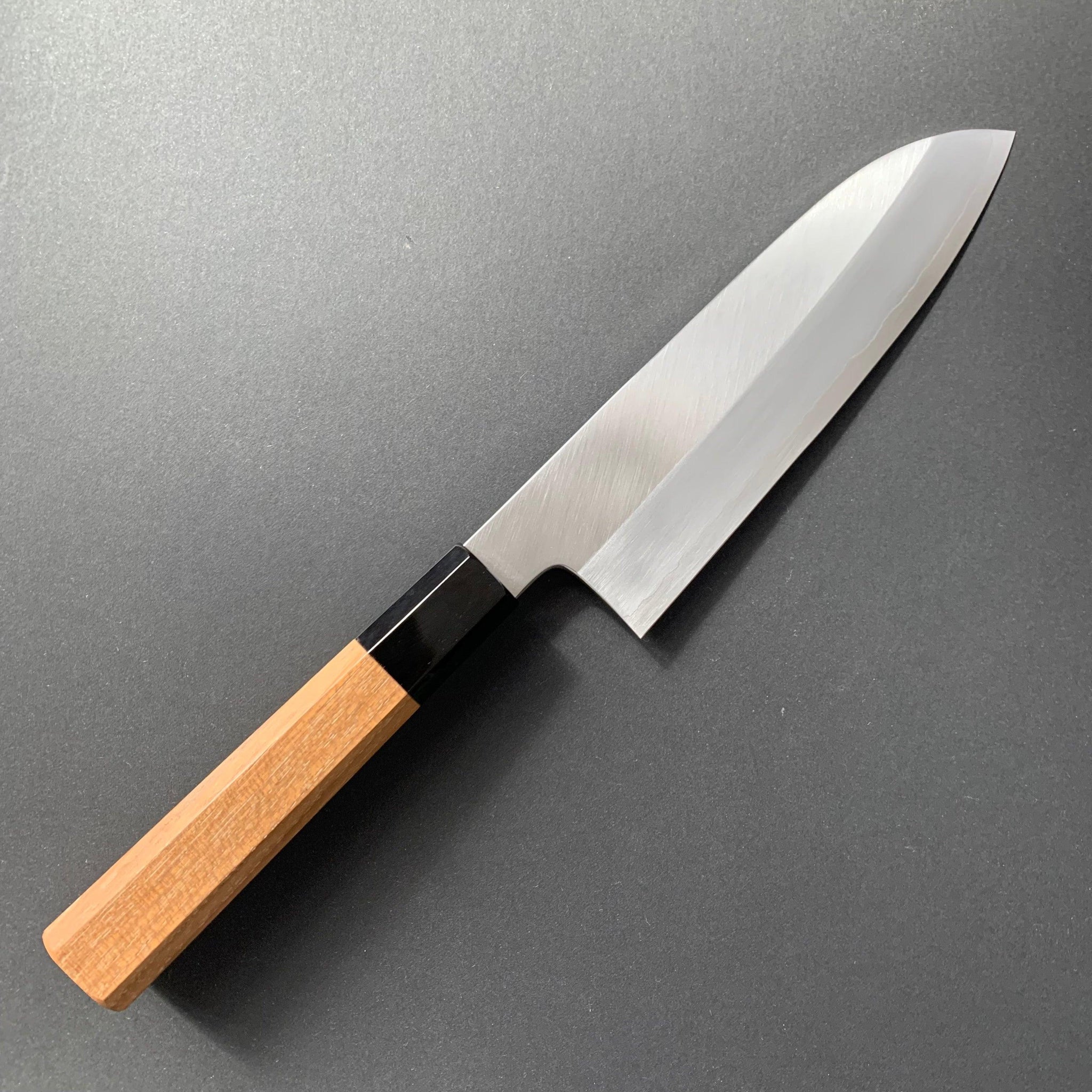 Santoku knife, Ginsan stainless steel, polished finish - Nakagawa Hamono