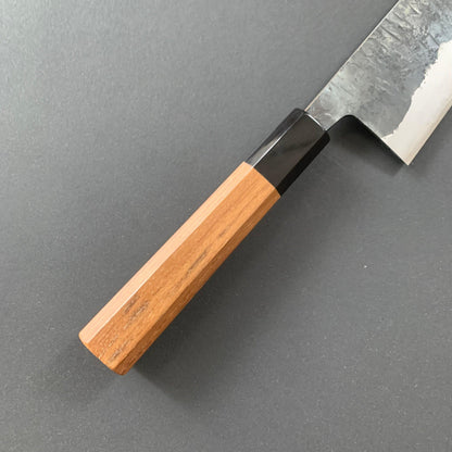 Gyuto knife, Shirogami 1, Stainless steel clad, tsuchime finish - Yoshimune