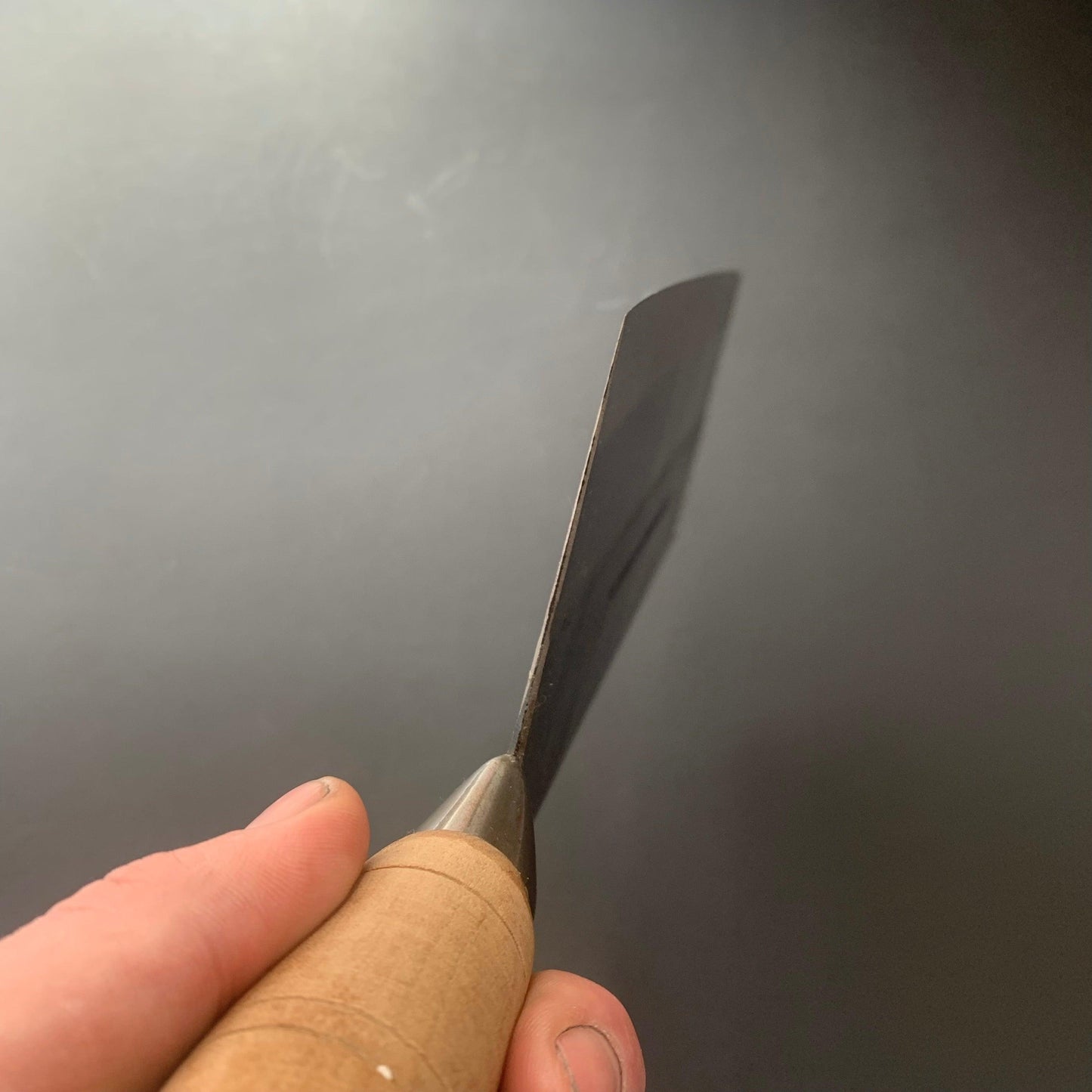 No.1 Small Slicer, carbon steel, kurouchi finish - CCK Cleaver