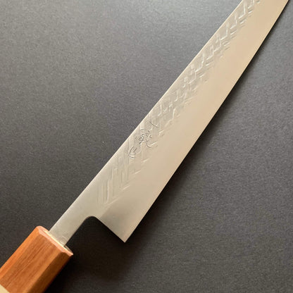Sujihiki knife, SLD steel, tsuchime finish - Tadafusa