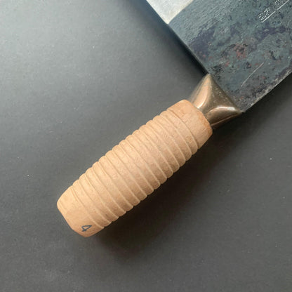 No.4 Butcher's Chopper , carbon steel, kurouchi finish - CCK Cleaver