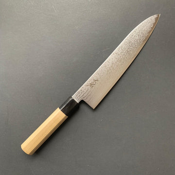 Gyuto knife, VG10, damascus finish - Ohishi