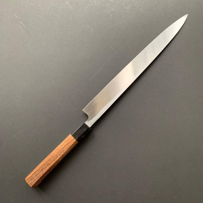 Yanagiba,  shirogami 2, polished finish - Hatsukokoro Shirasagi