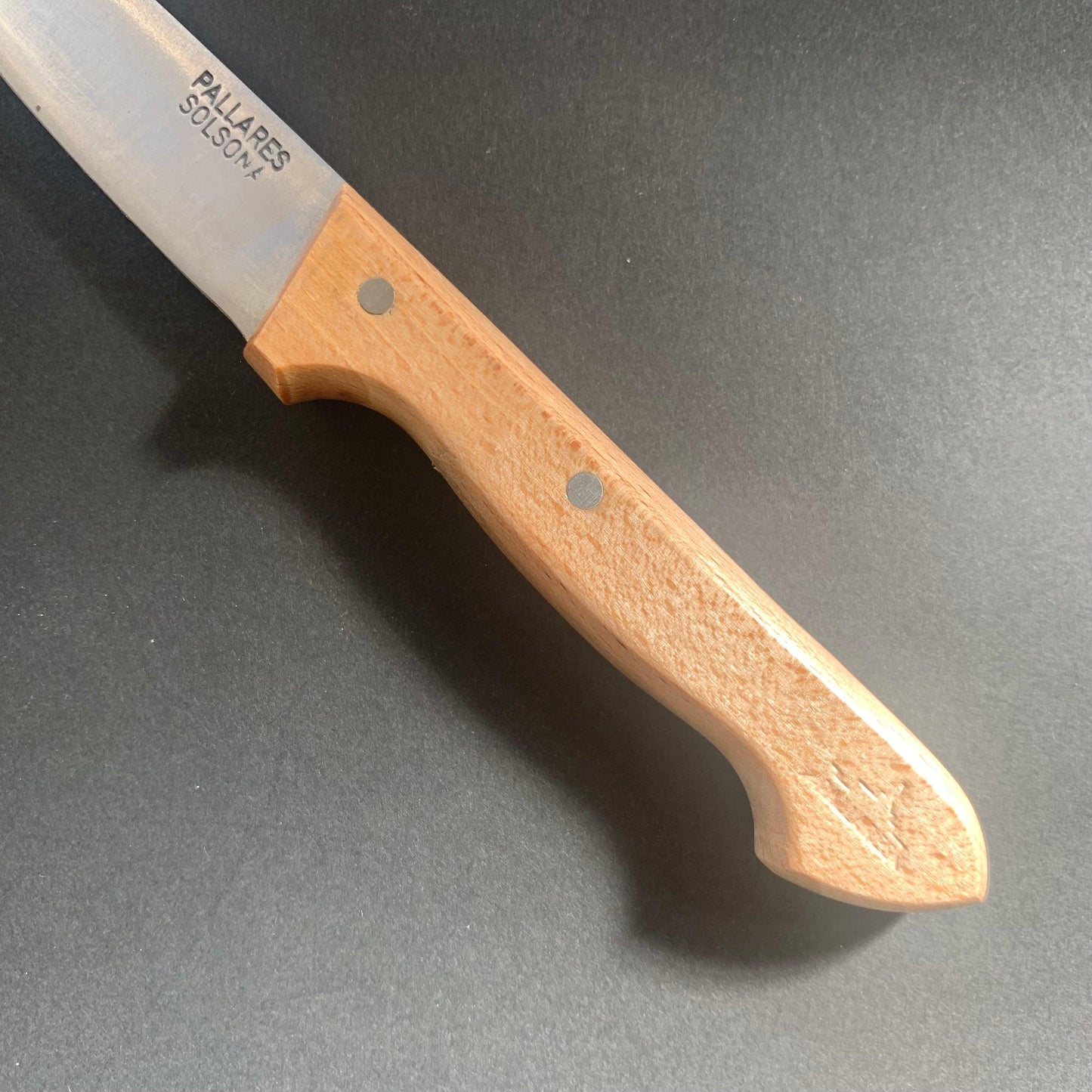 Kitchen knife, beech handle, carbon steel - Pallares