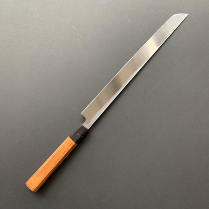 Sakimaru yanagiba,  shirogami 2, polished finish - Hatsukokoro Shirasagi