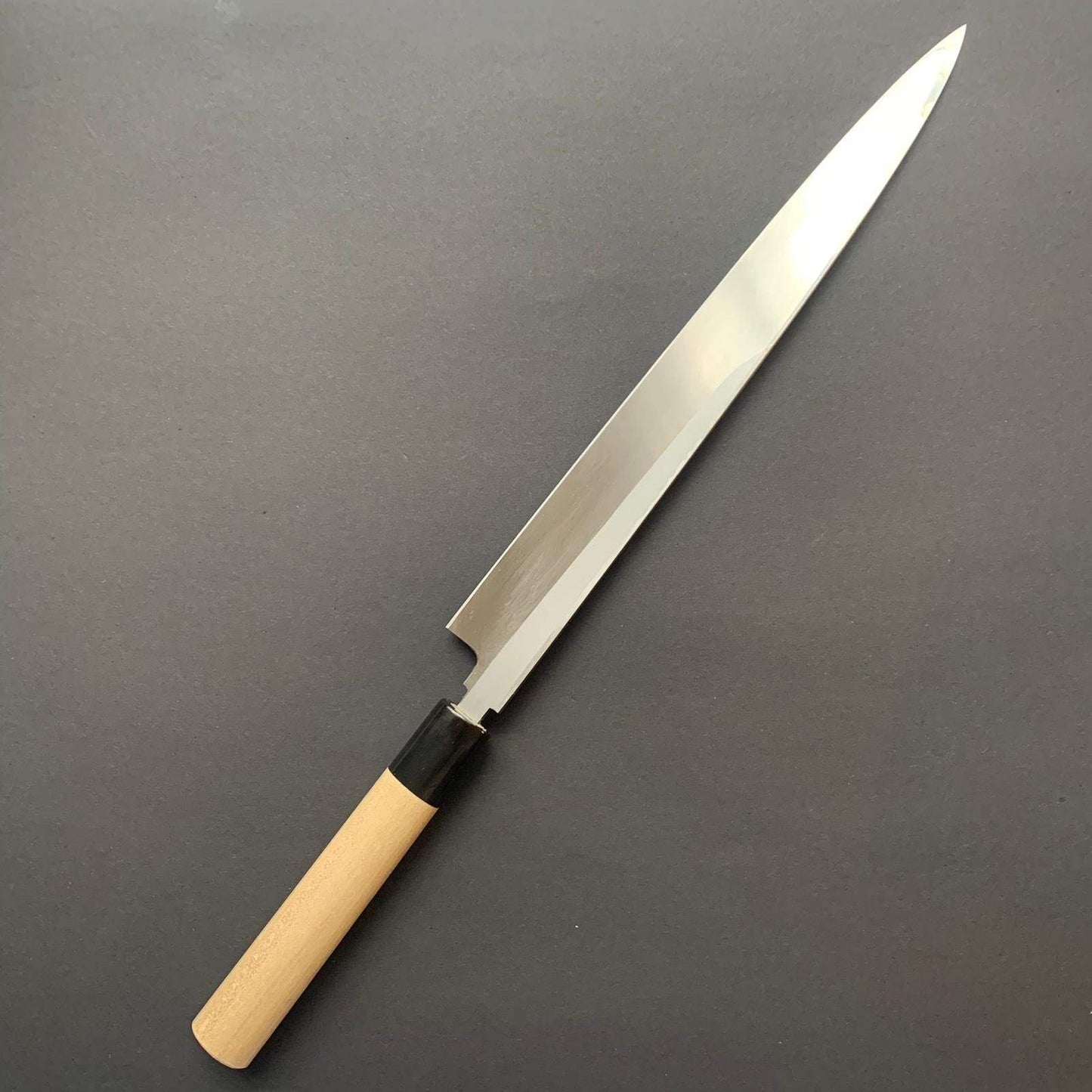 Yanagiba knife, Shirogami 2 steel, kasumi finish - Masamoto
