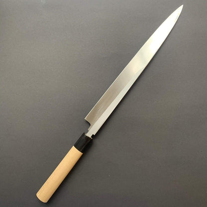 Yanagiba knife, Shirogami 2 steel, kasumi finish - Masamoto